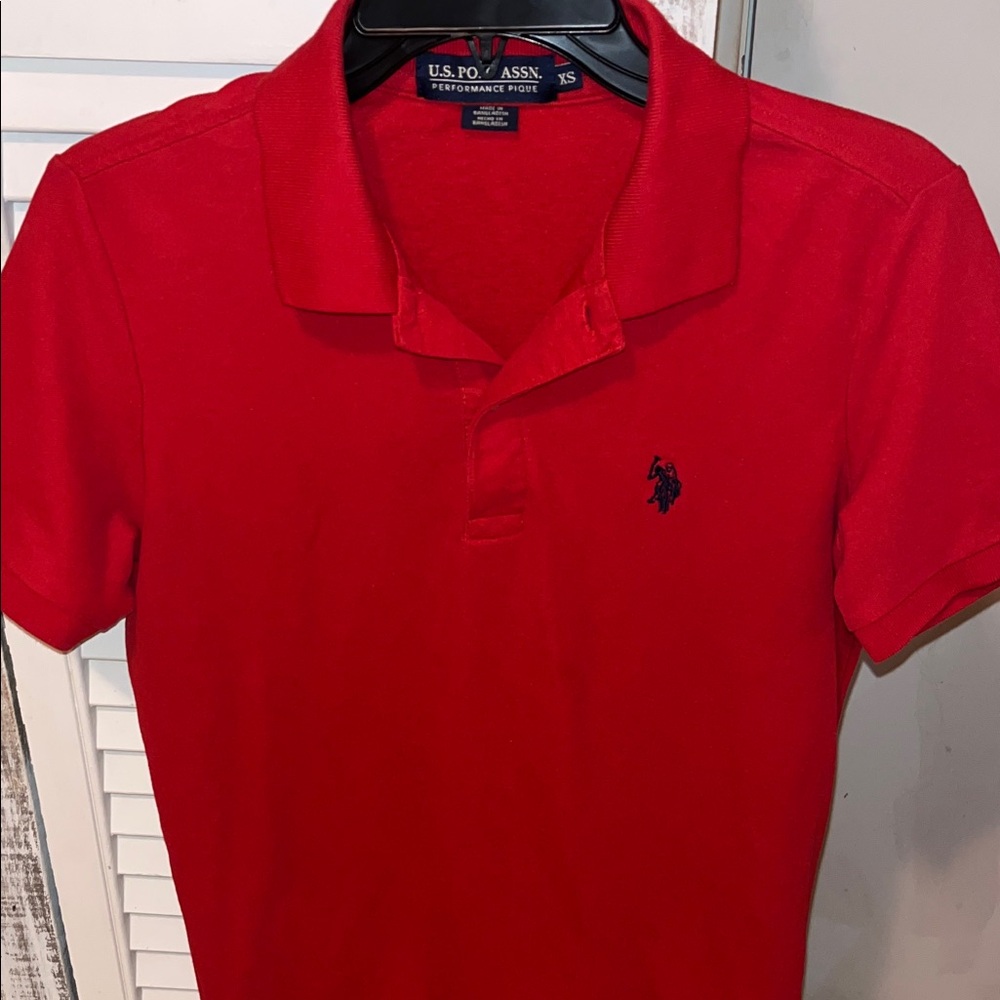 U.S. Polo Assn. Vibrant Red Polo Shirt